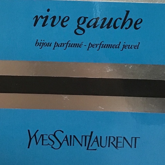 YSL Rive Gauche signature perfumed jewel necklace with original YSL box - Picture 2 of 13